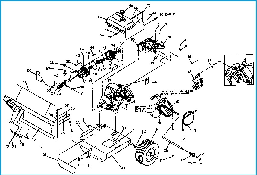 sears/craftsman pressure washer model 580742650 breakdown